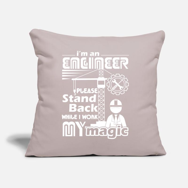 Engineer Stand Back While I Work Magic Sofa pillow with filling 45cm x 45cm