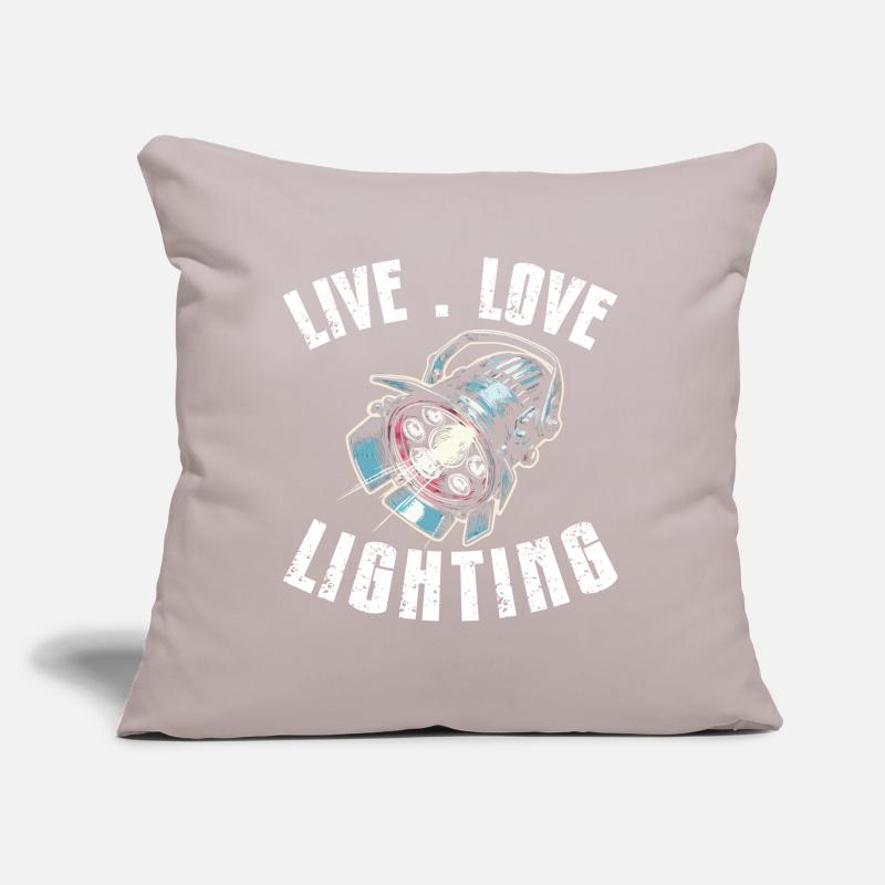 Lighting technician Lighting technician Lighting technology Sofa pillow with filling 45cm x 45cm