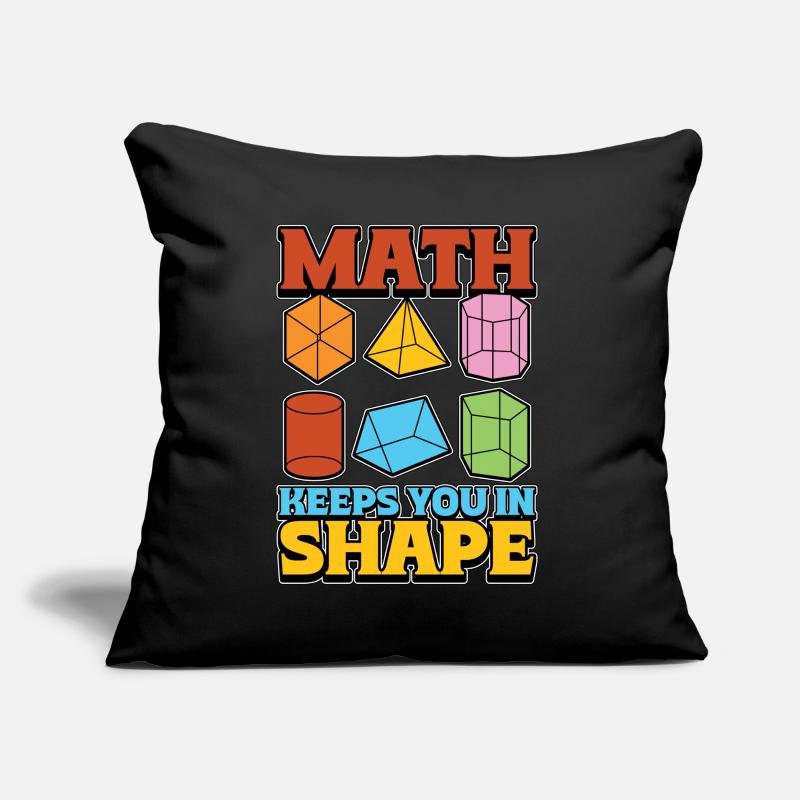 Mathematician Math Keeps You In Shape Geometry Sofakissen mit Füllung 45 x 45 cm