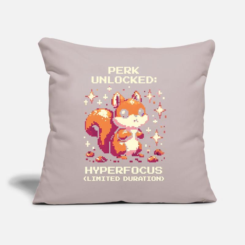 Hyperfocus active | ADHD Special Ability Sofa pillow with filling 45cm x 45cm