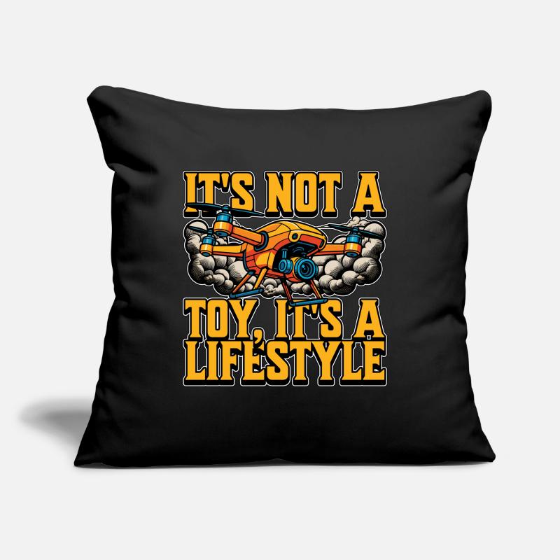 Passionné de drones Ce n’est pas un jouet Aime le vol de drones Coussin et housse de 45 x 45 cm