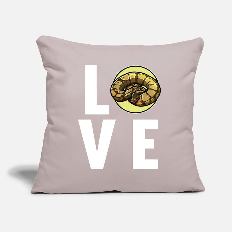 Ball Python Roi Python Roi Python Coussin et housse de 45 x 45 cm