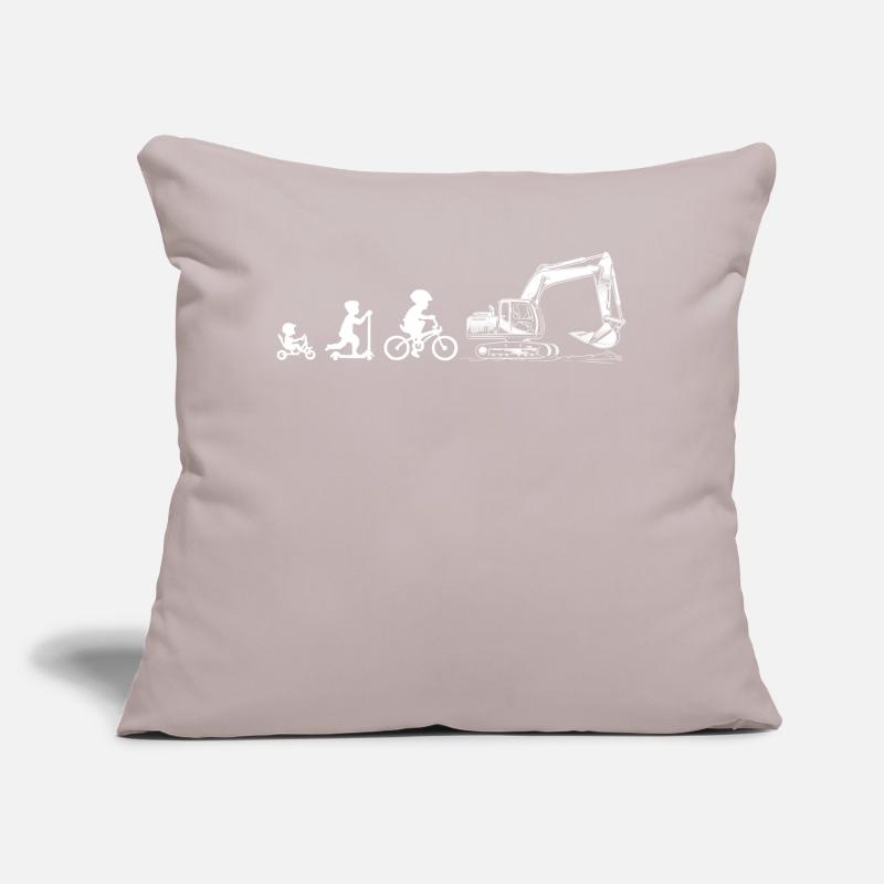 Evolution Amateurs de pelles Coussin et housse de 45 x 45 cm