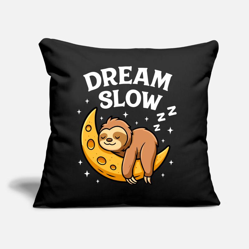Cute sleeping sloth on moon Sofa pillow with filling 45cm x 45cm