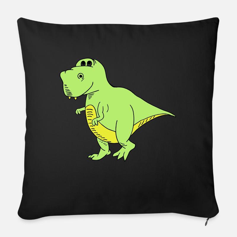 Trex - Sofakissen mit Füllung 45 x 45 cm - Schwarz