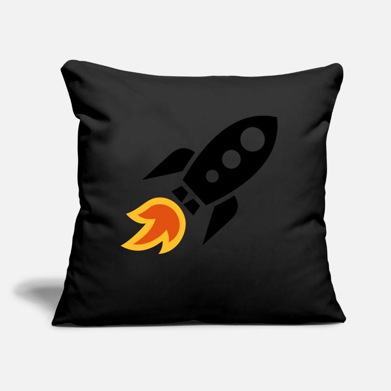 Fusée Coussin et housse de 45 x 45 cm
