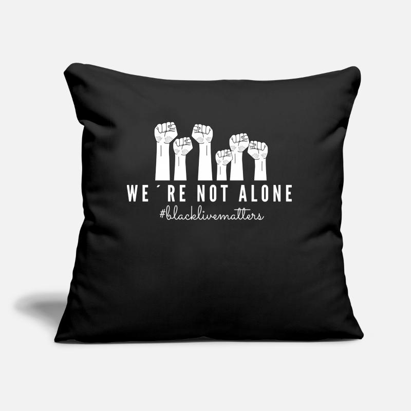 we are not alone BLM Sofa pillow with filling 45cm x 45cm