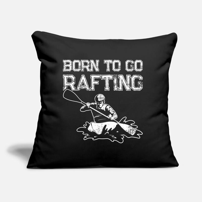 Manger Dormir Rafting Répéter La navigation de plaisance Coussin et housse de 45 x 45 cm