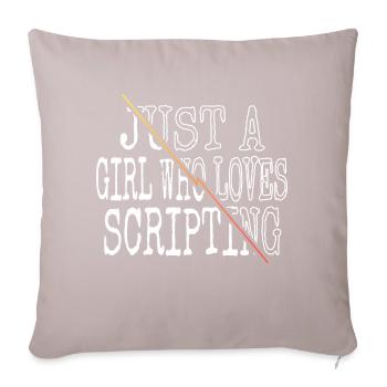 Statement Fun Programming PC Computer Programming - Sofa pillow with filling 45cm x 45cm - light taupe - Front