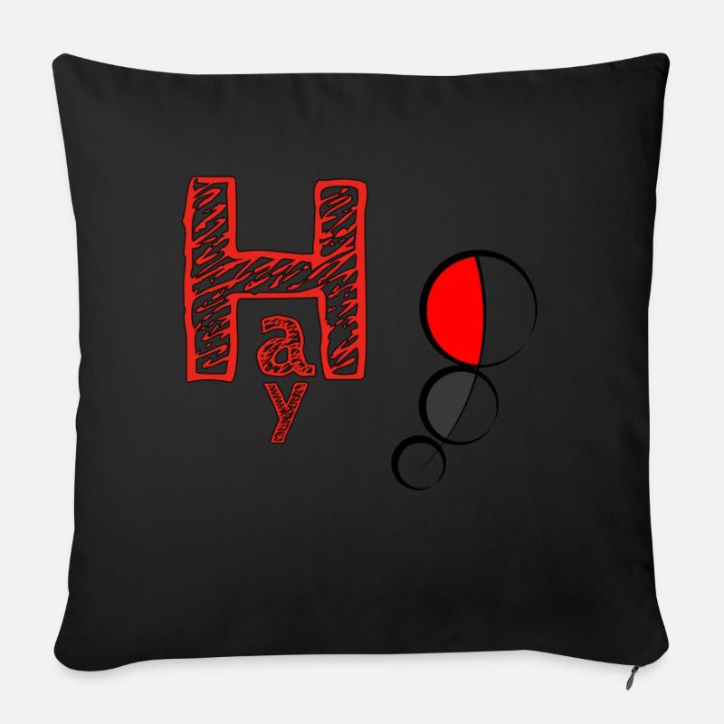 coole - Sofakissen mit Füllung 45 x 45 cm - Schwarz