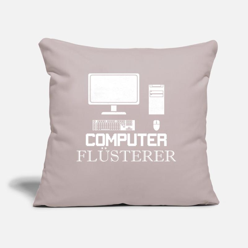 Computer Flüsterer Programierer IT Sofakissen mit Füllung 45 x 45 cm