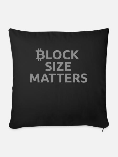 BLOCK SIZE MATTERS - Sofakissen mit Füllung 45 x 45 cm - Schwarz