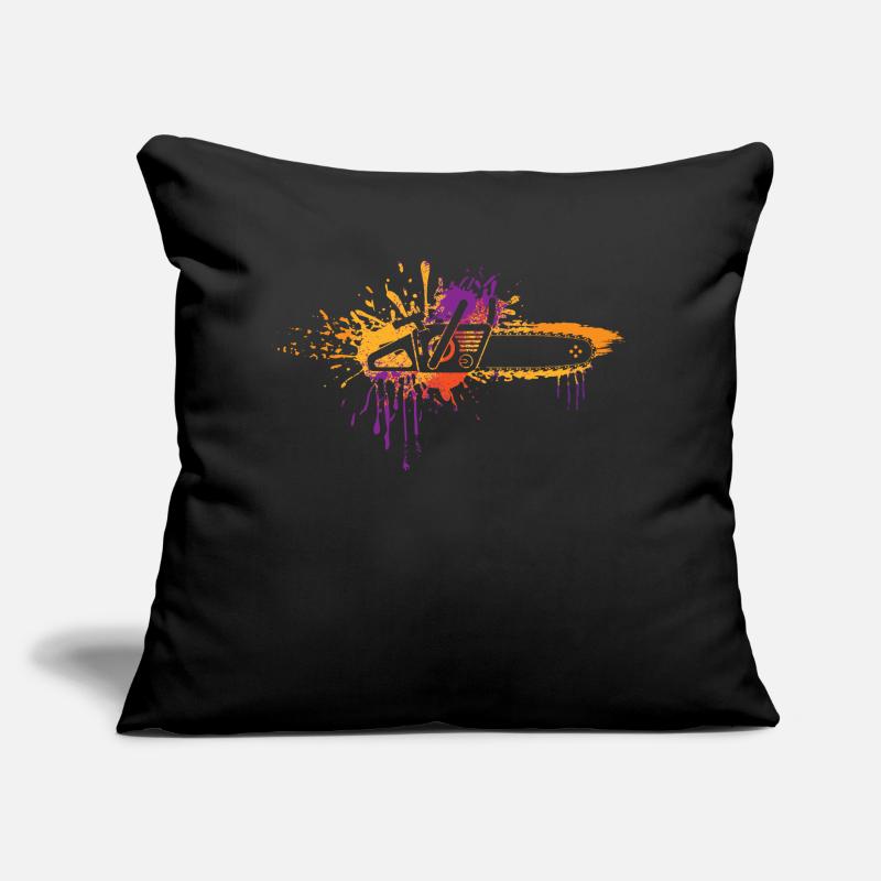 Chainsaw Retro Forester Forester Sofa pillow with filling 45cm x 45cm
