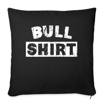 BULL SHIRT - Sofa pillow with filling 45cm x 45cm - black - Front