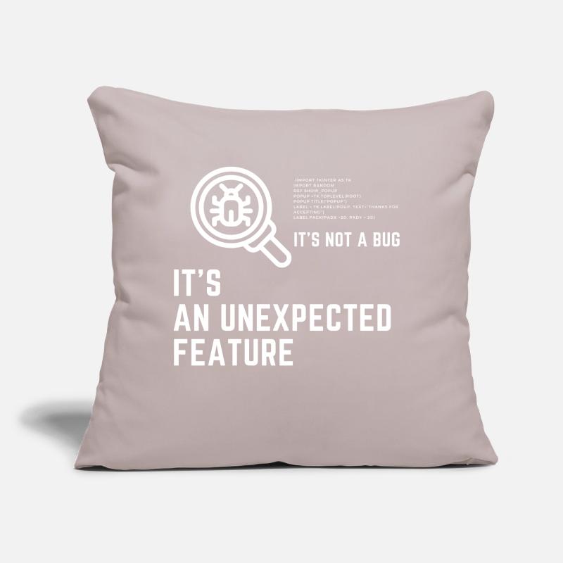 Programmer Debugging t-shirt men Sofa pillow with filling 45cm x 45cm