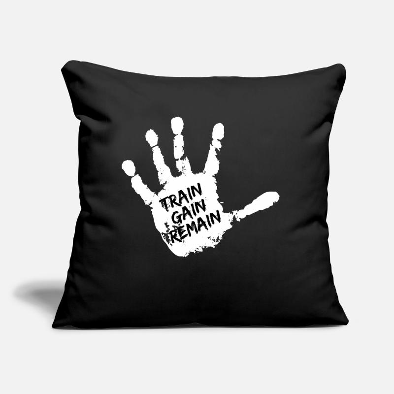 Le gain du train reste Coussin et housse de 45 x 45 cm