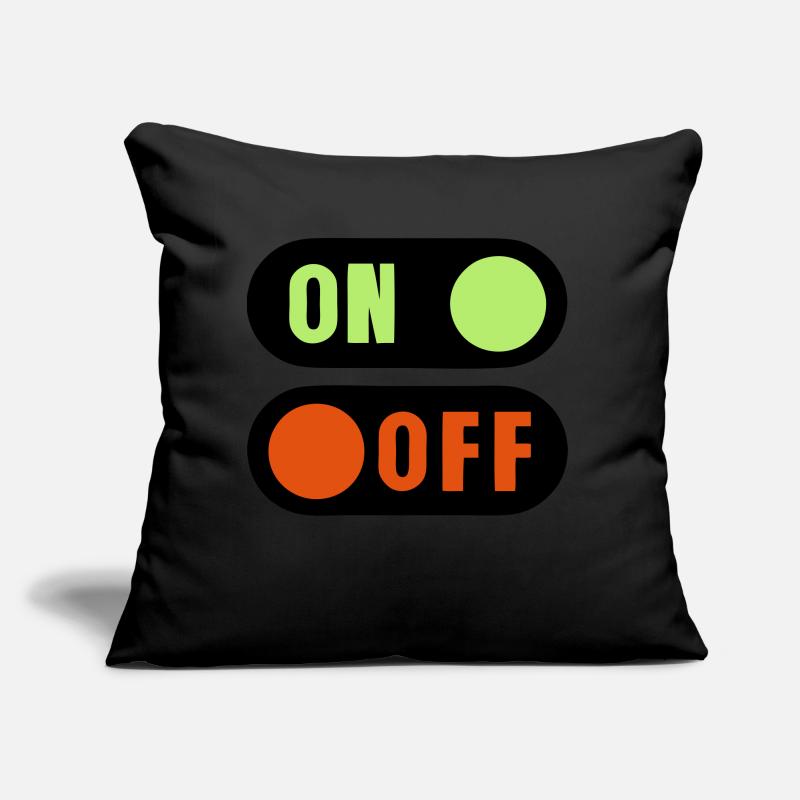 button on off Sofa pillow with filling 45cm x 45cm