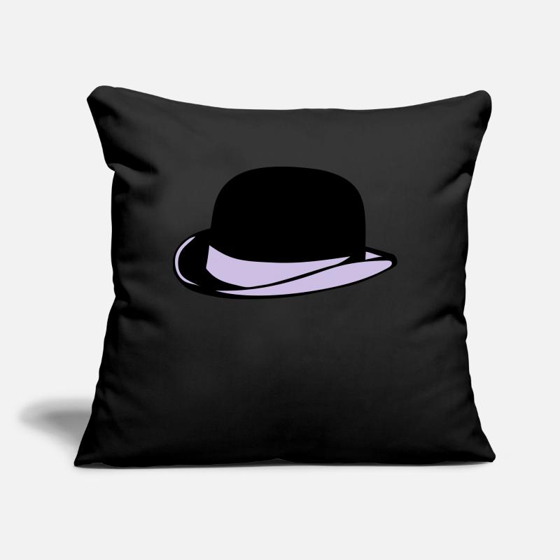bowler hat 2 Sofa pillow with filling 45cm x 45cm
