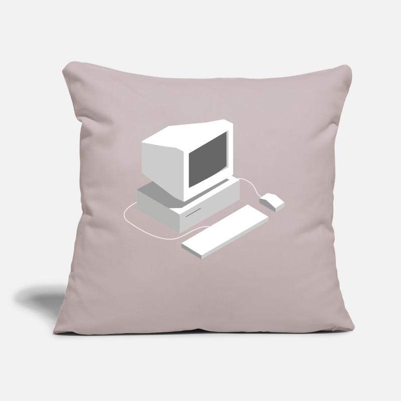 Retro Computer Gamer Lan Party Programmer Jeu Coussin et housse de 45 x 45 cm