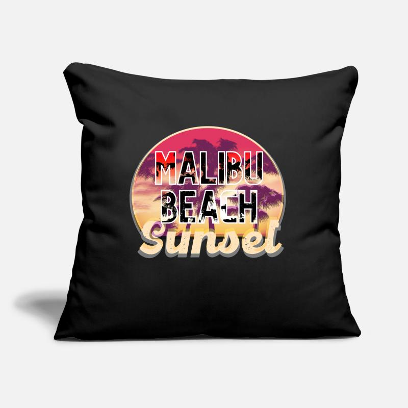 Malibu Beach Coussin et housse de 45 x 45 cm