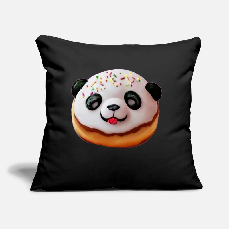 Bébé Panda Donut Coussin et housse de 45 x 45 cm