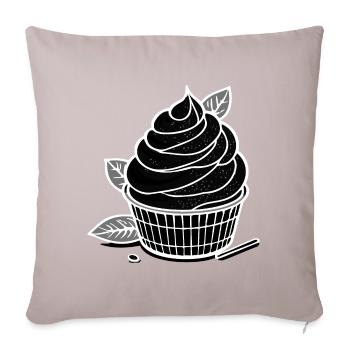 Matcha IceCream - Sofa pillow with filling 45cm x 45cm - light taupe - Front