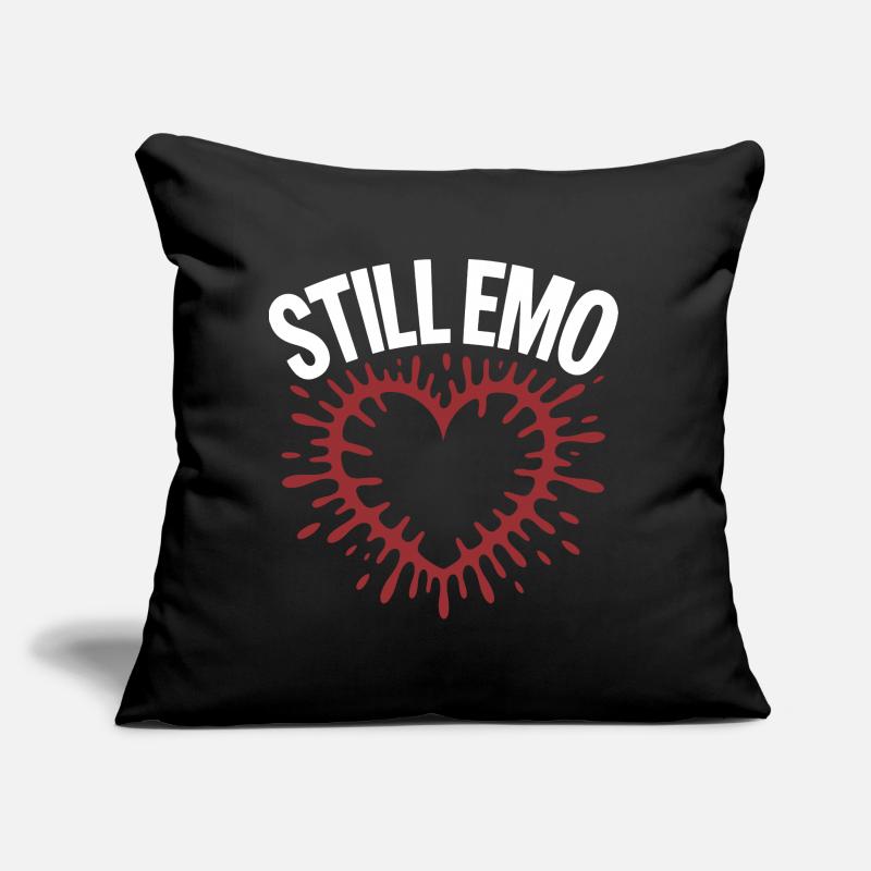Toujours emo ! Esthétique alternative gothique emo Coussin et housse de 45 x 45 cm