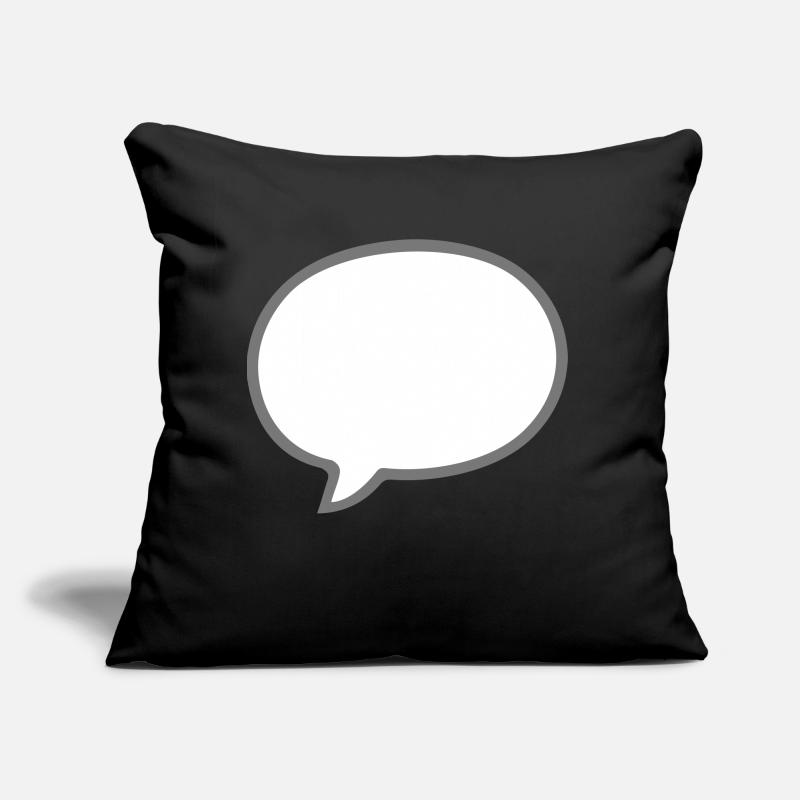 Comic design speech bubble Sofa pillow with filling 45cm x 45cm