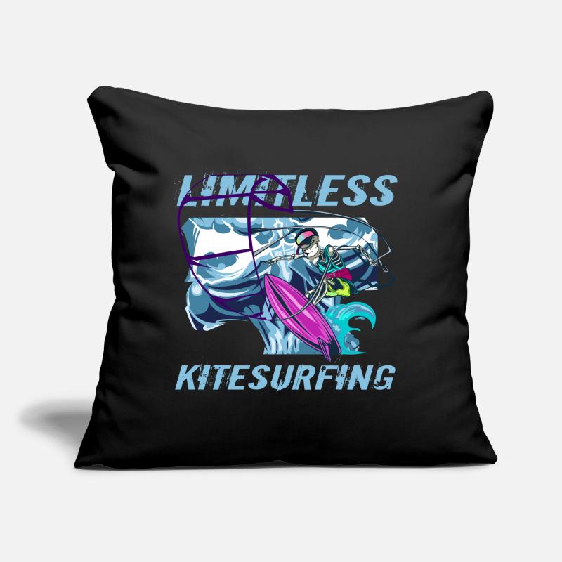 kitesurf Coussin et housse de 45 x 45 cm