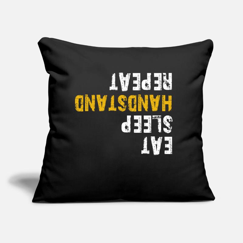 eat sleep handstand repeat Sofa pillow with filling 45cm x 45cm