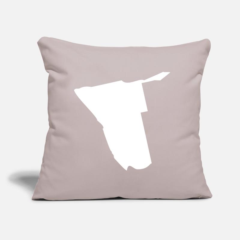 Namibia map flag Sofa pillow with filling 45cm x 45cm