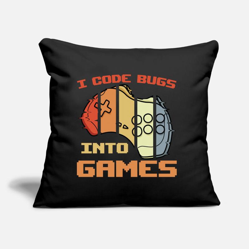 Game programmer joke Sofa pillow with filling 45cm x 45cm