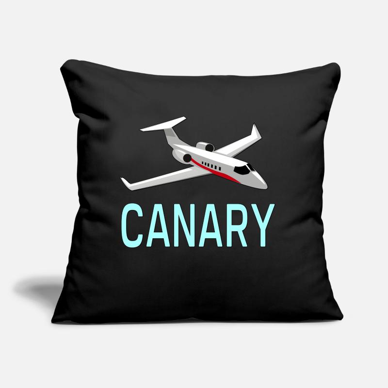 Luftfahrt Canary Jet Sofakissen mit Füllung 45 x 45 cm
