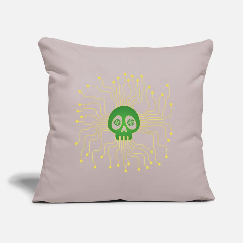 Microprocessor skull Sofa pillow with filling 45cm x 45cm