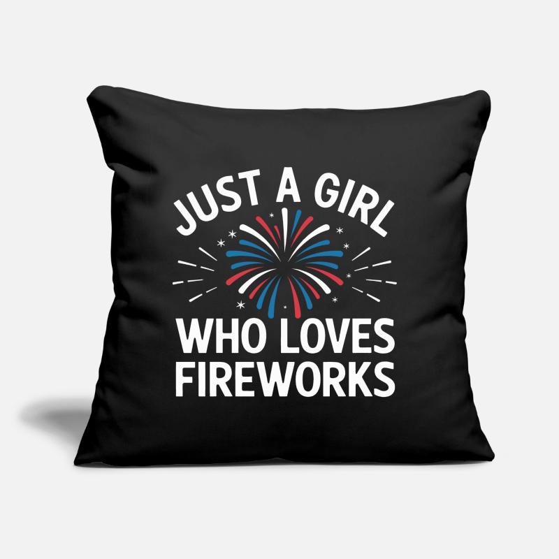 Pyrotechnics Fireworks Pyrotechnics Sofa pillow with filling 45cm x 45cm