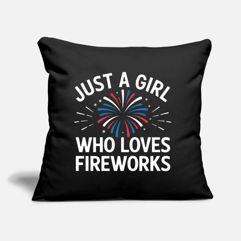 Pyrotechnics Fireworks Pyrotechnics Sofa pillow with filling 45cm x 45cm