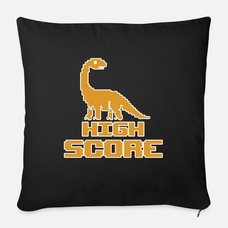 NOTE ÉLEVÉE - Coussin et housse de 45 x 45 cm - noir