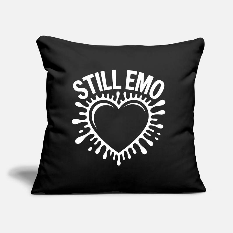 Toujours emo ! Esthétique alternative gothique emo Coussin et housse de 45 x 45 cm