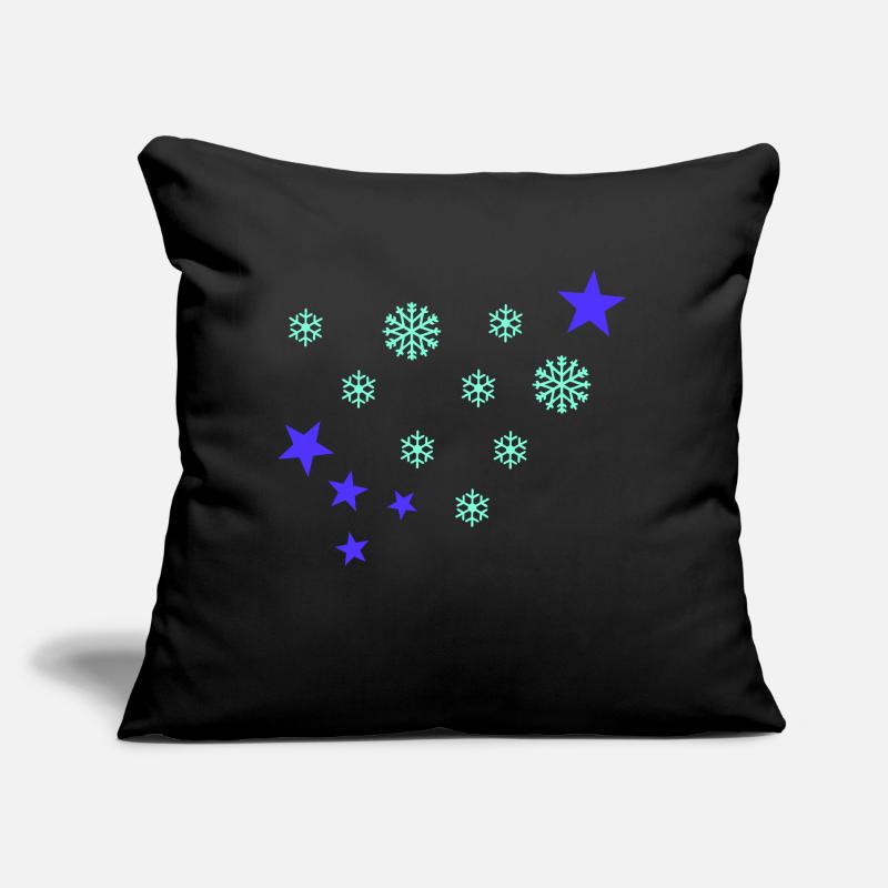 flocon de neige Coussin et housse de 45 x 45 cm