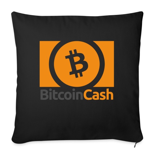 Bitcoin Cash - Sohvatyynyt täytteellä 45 x 45 cm