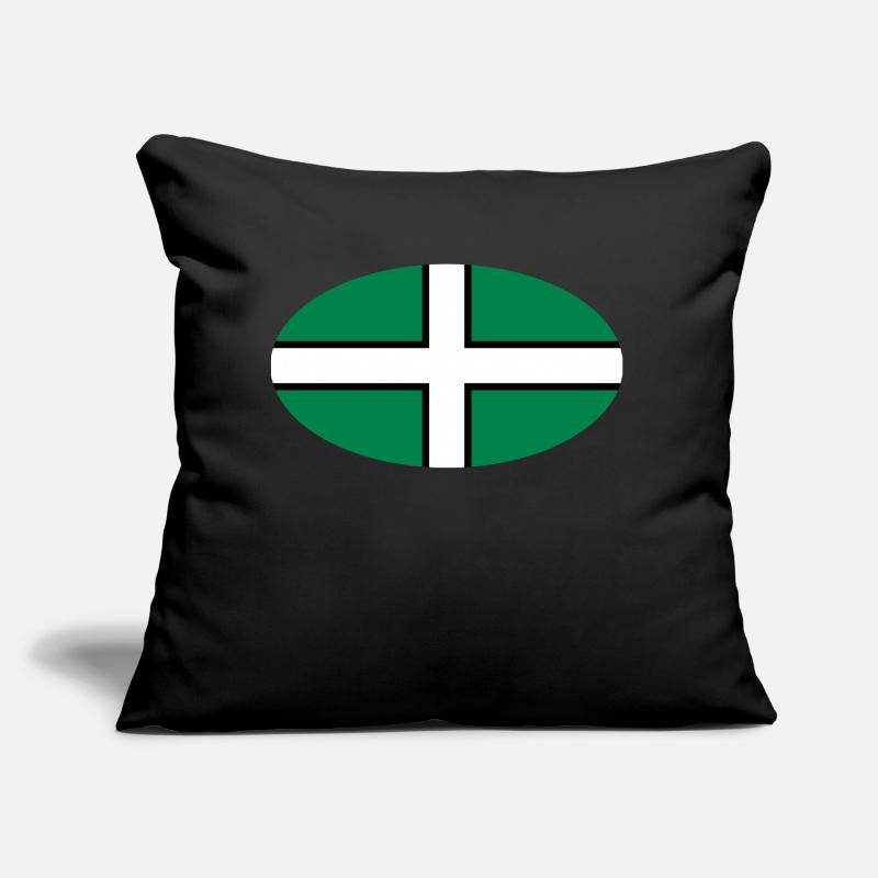 Drapeau du Devon Coussin et housse de 45 x 45 cm