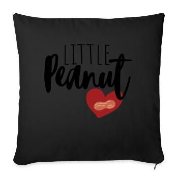 Little Peanut - Sofakissen mit Füllung 45 x 45 cm - Schwarz - Vorne