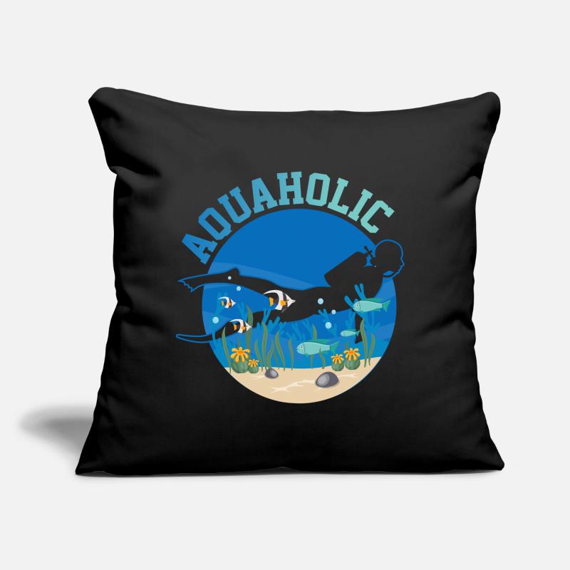 Diver Diving Sofa pillow with filling 45cm x 45cm