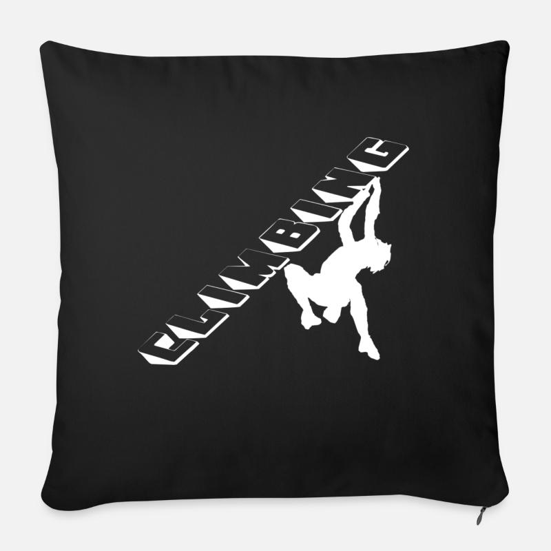 Climbing - Sofakissen mit Füllung 45 x 45 cm - Schwarz