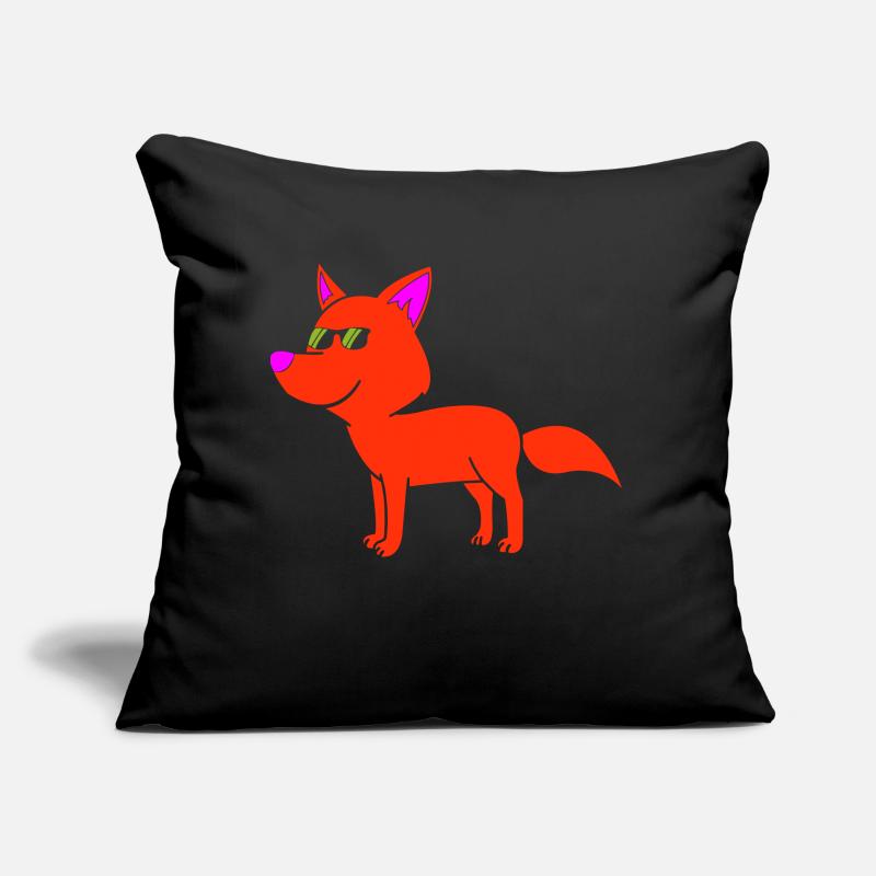 cool fox Sofa pillow with filling 45cm x 45cm