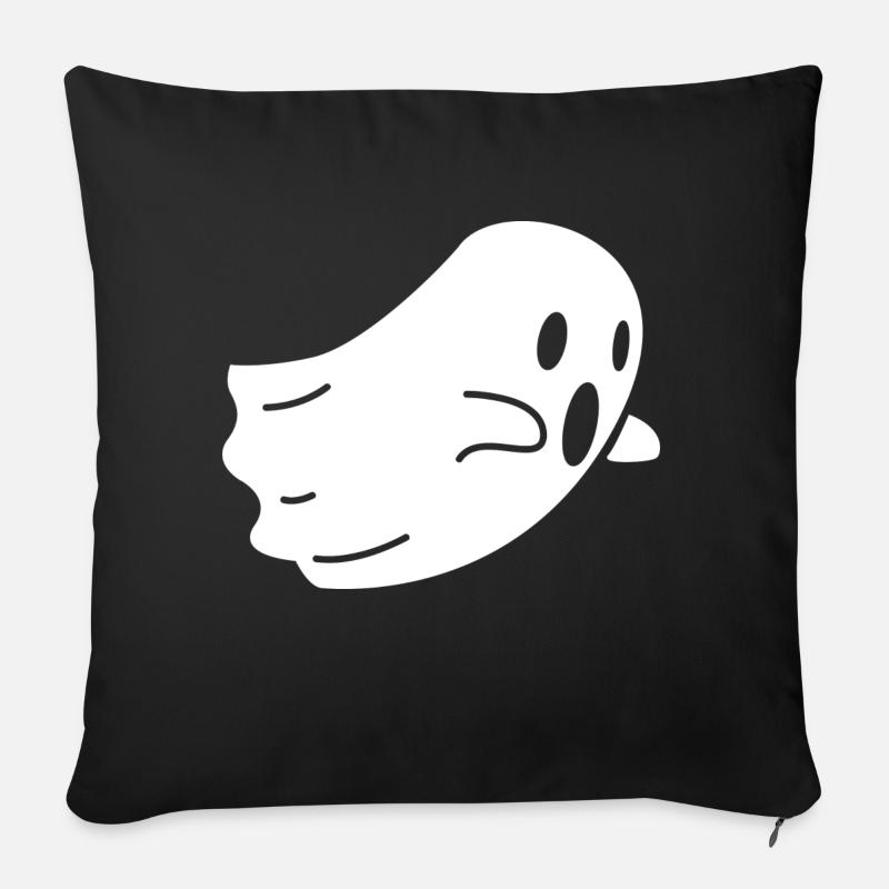 ICH WERDE DICH NIE GHOSTEN - Sofakissen mit Füllung 45 x 45 cm - Schwarz