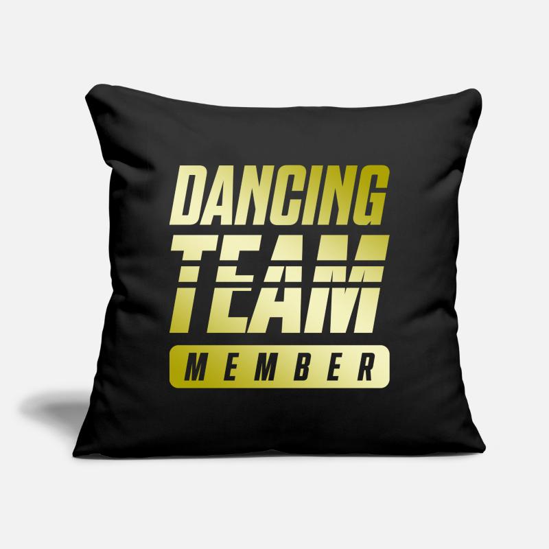 Équipe de danse Coussin et housse de 45 x 45 cm