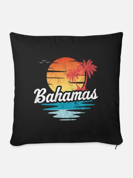 Bahamas - Sofakissen mit Füllung 45 x 45 cm - Schwarz