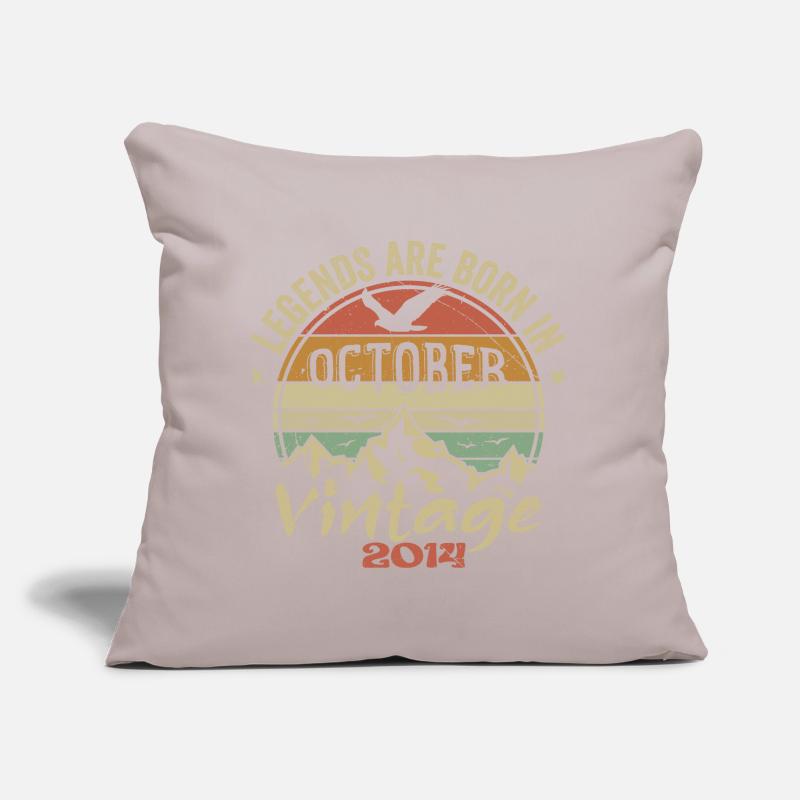 Awesome Since October 2014 - October 2014 Gift Sofa pillow with filling 45cm x 45cm