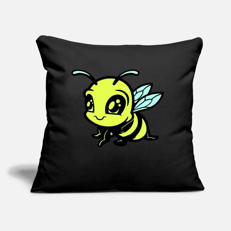 Bee Bumblebee Comic Sofa pillow with filling 45cm x 45cm
